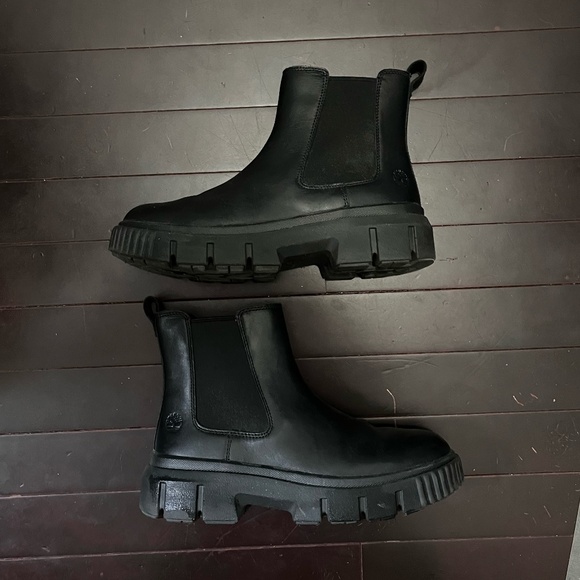 Timberland Women's Greyfield Chelsea Boot Black Size 7 - Picture 6 of 6